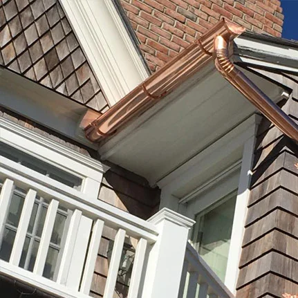 copper gutter installation Massapequa ny